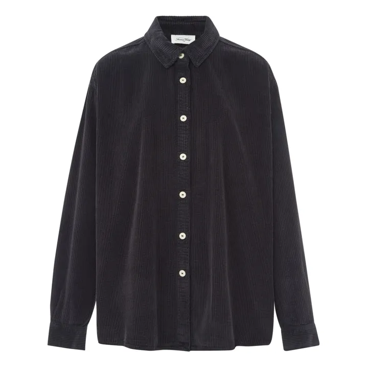 American Vintage Sur-Chemise Velours Côtelé Padow | Carbone