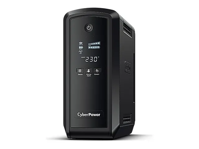 CyberPower PFC Sinewave Series CP550EPFCLCD - UPS - AC 230 V - 330 Watt - 550 VA - 7 At - USB - output-stikforbindelser: 6