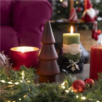 Décoration sapin en bois