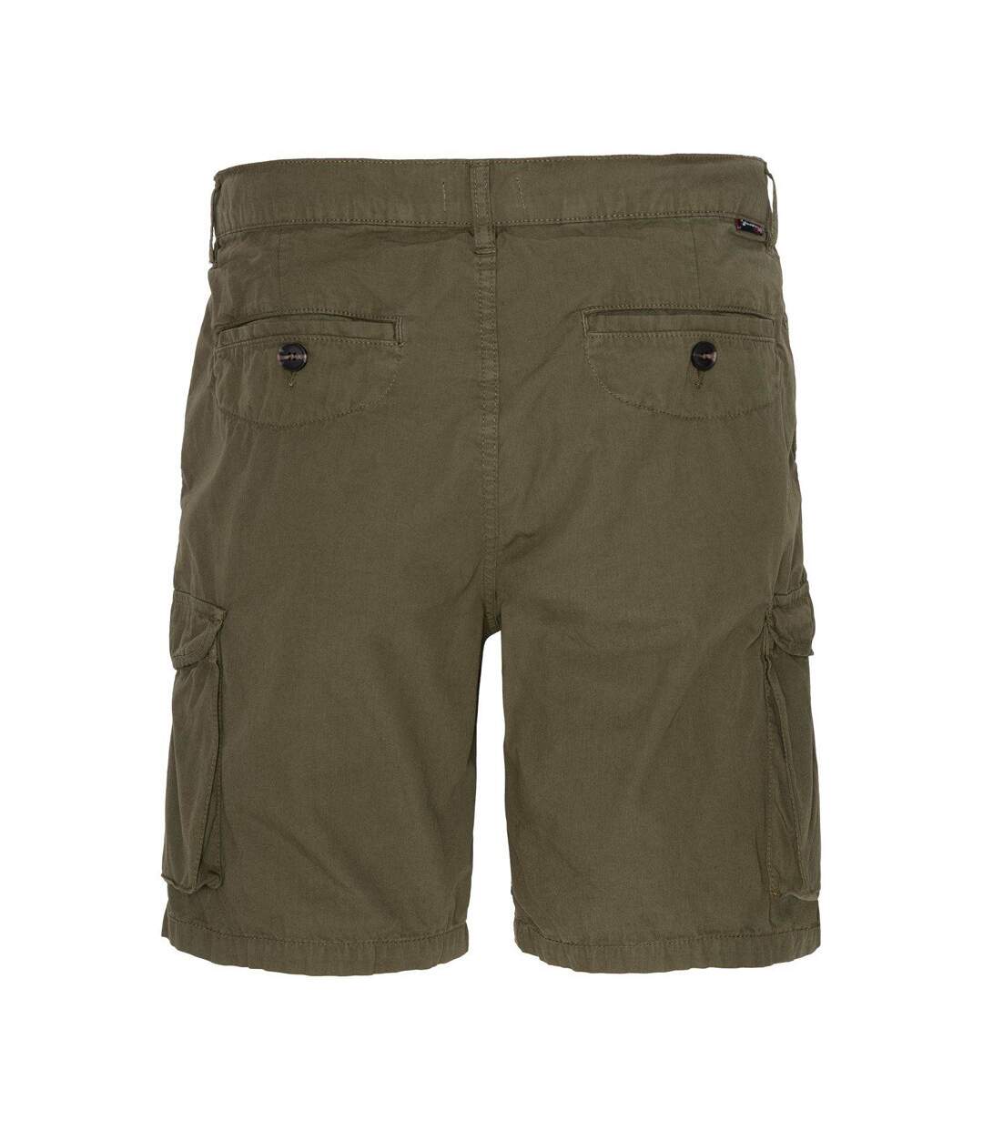 Short Kaki Homme Schott Combat Canvas