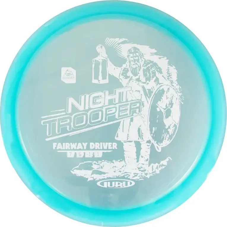 Guru Disc Golf Glacier Line Driver Night Trooper Blue