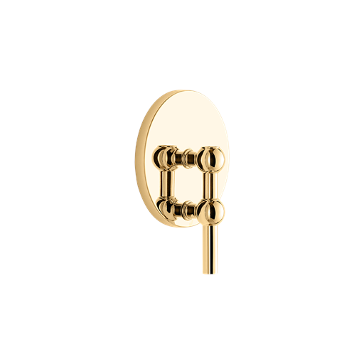Stoff Nagel Wall Hanger Lysestage Vægophæng, Solid Brass