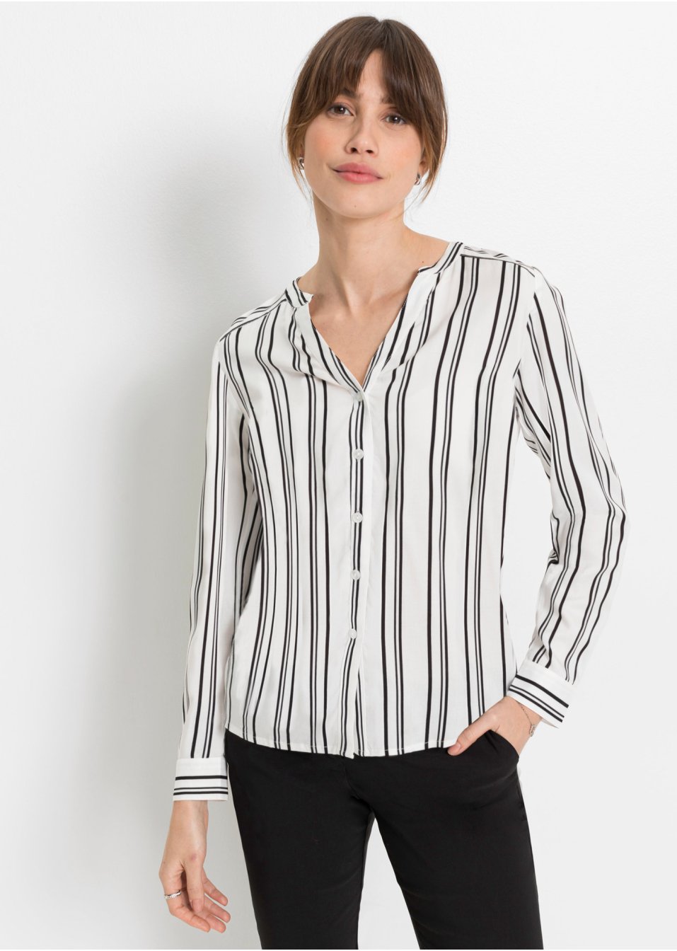 Chemisier manches longues en viscose