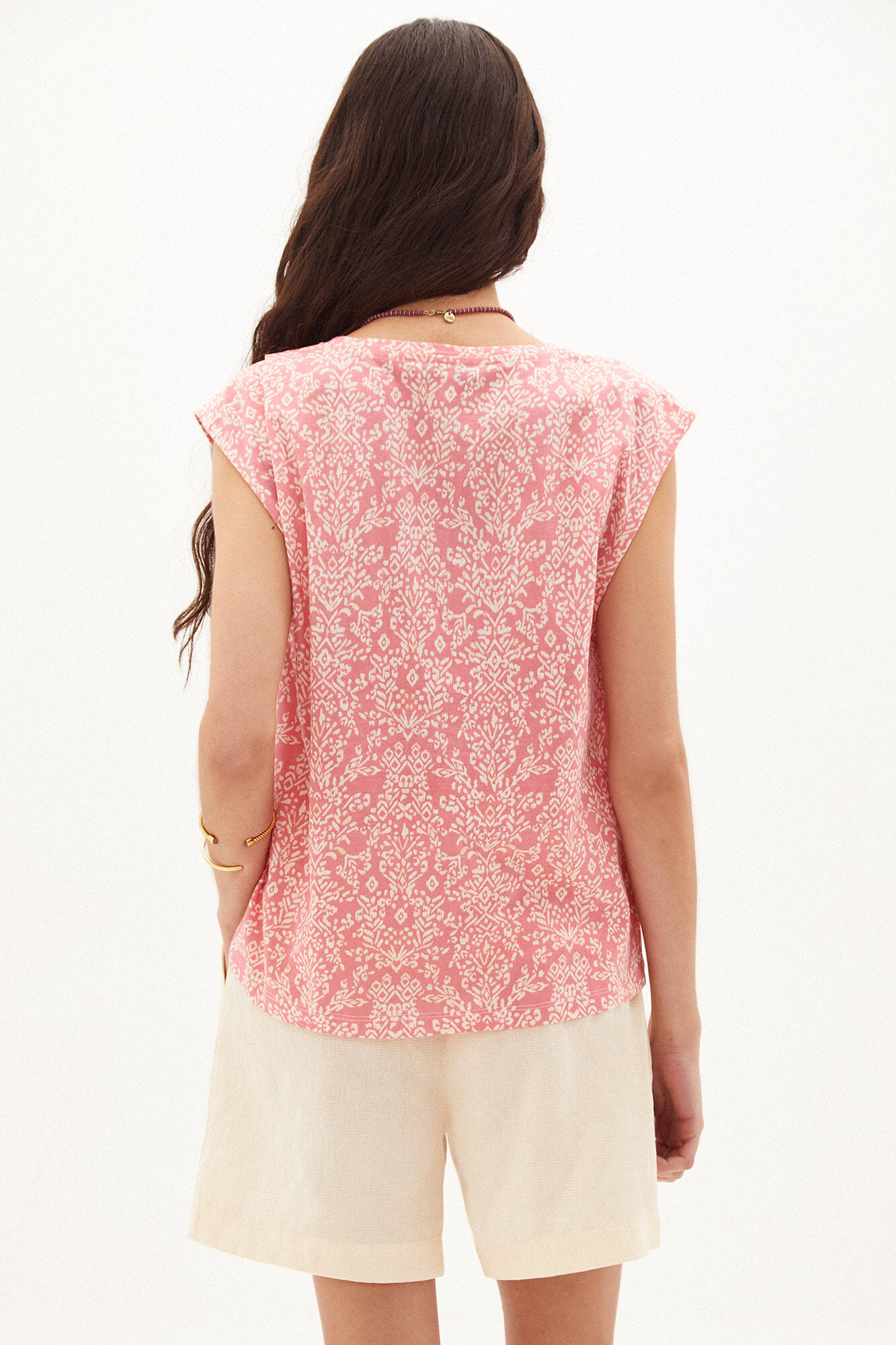 Jade. Camiseta de algodão estampada - Diversas cores