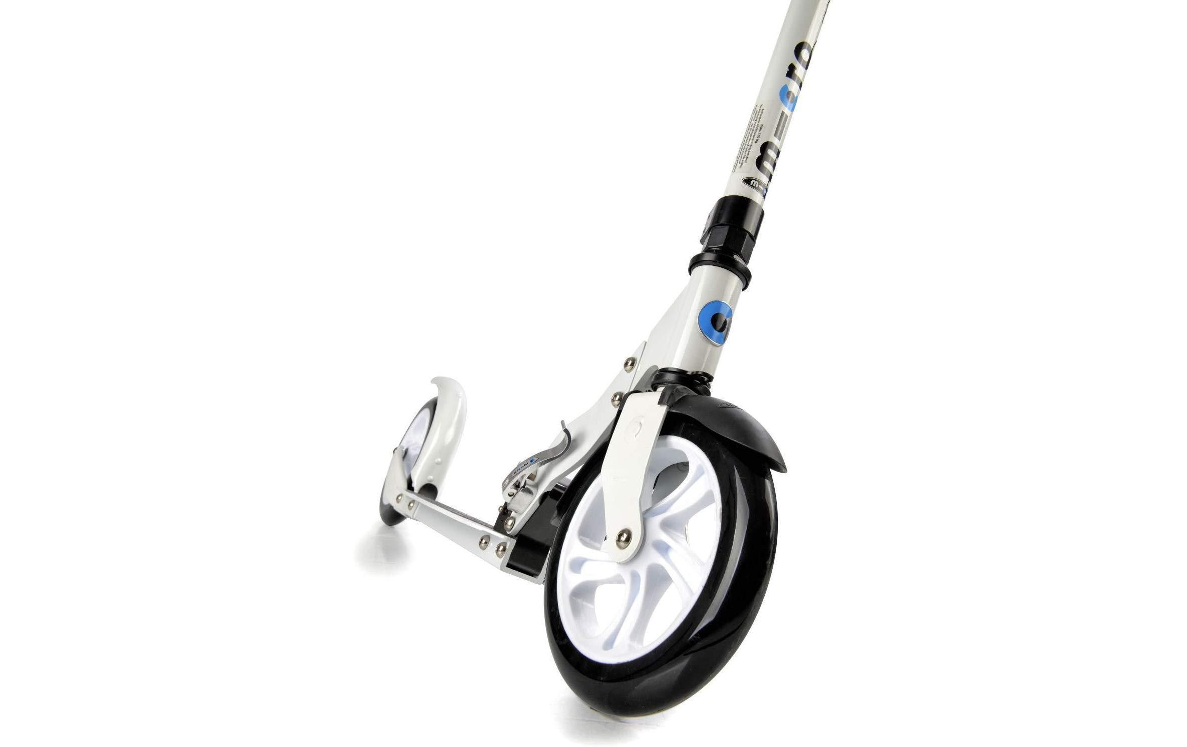 Kickboard Micro Classic white<br>Robuster Roller aus hochwertigem Aluminium