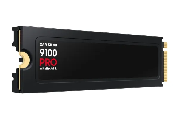Samsung 9100 PRO MZ-VAP1T0 - SSD - krypteret - 1 TB - med køleplade - intern - M.2 2280 - PCI Express 5.0 x4 (NVMe) - 256-bit AES - TCG Opal Encryption 2.0 - sort