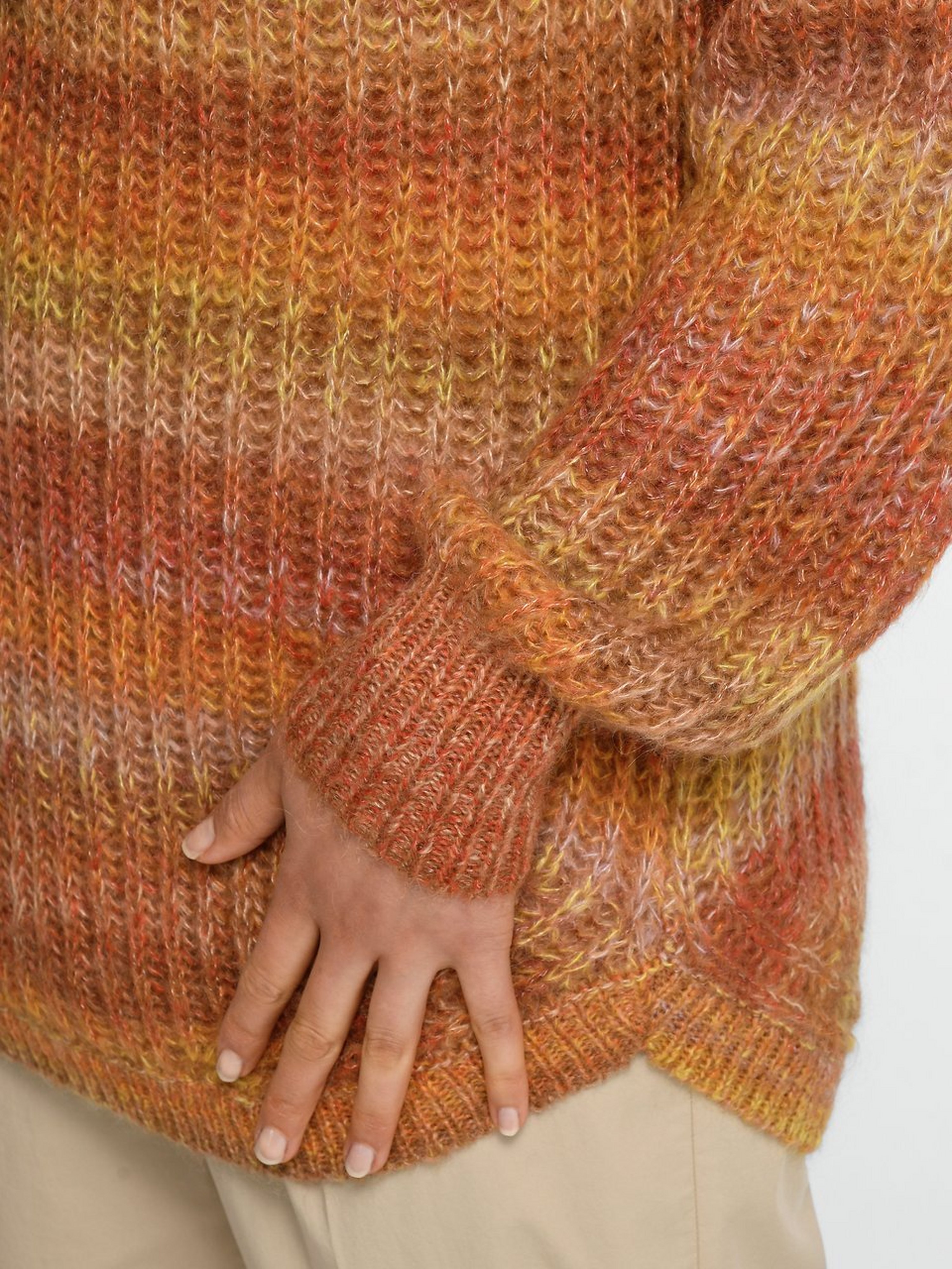 Pullover mit Stehbund