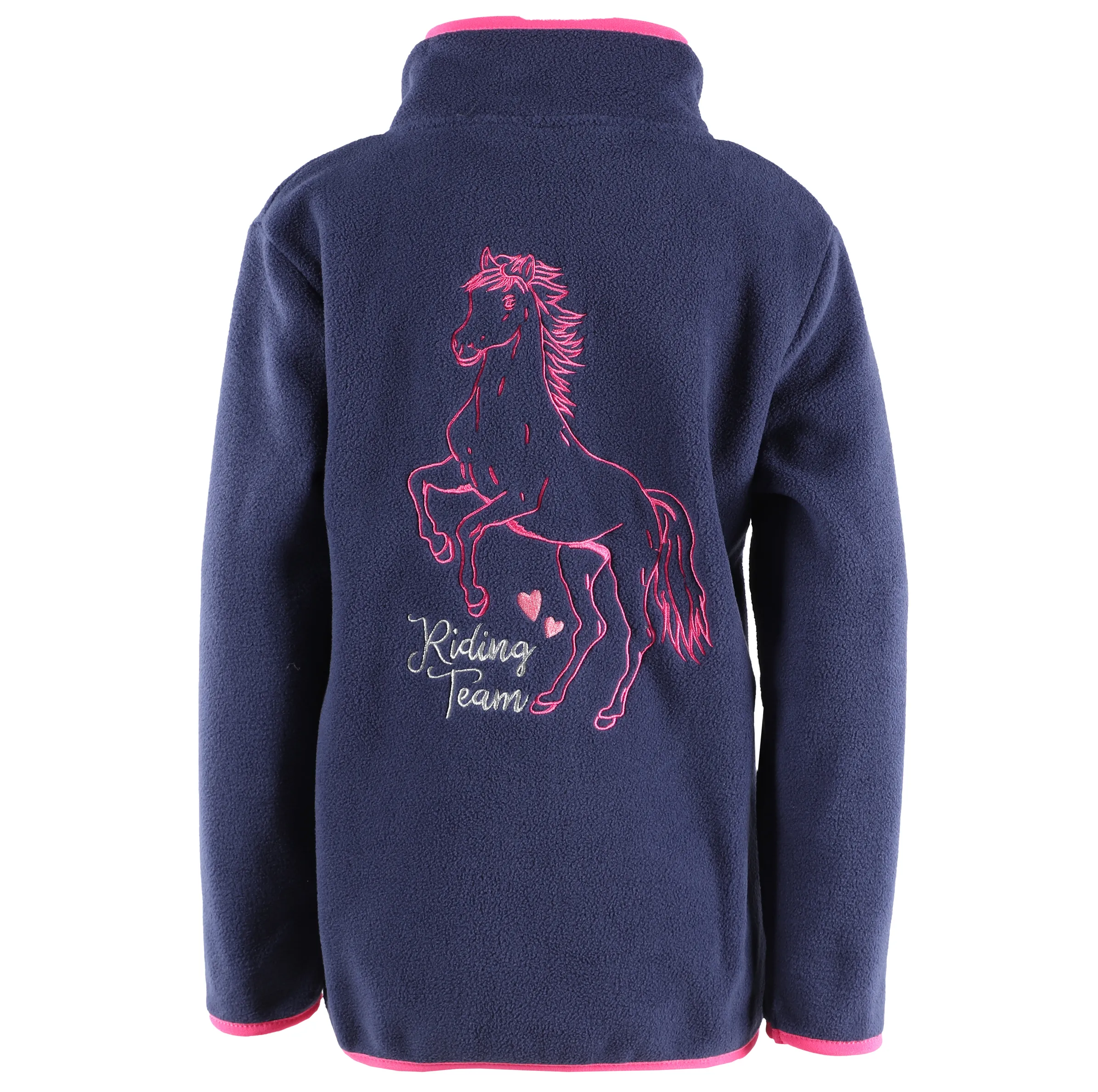 Kinder Fleecejacke mit Stickerei-Applikation