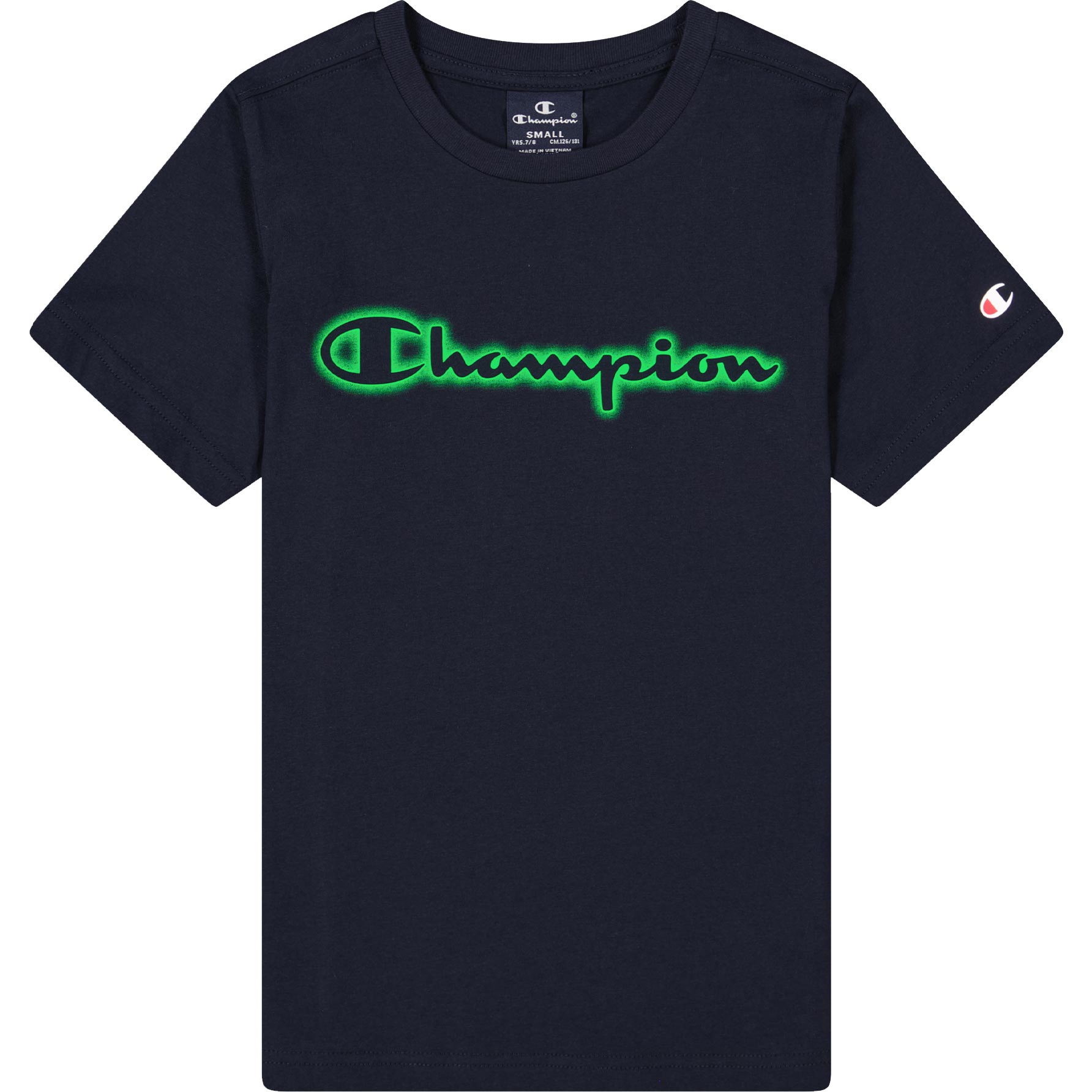 Champion Crewneck T-Shirt Kinder navy blue