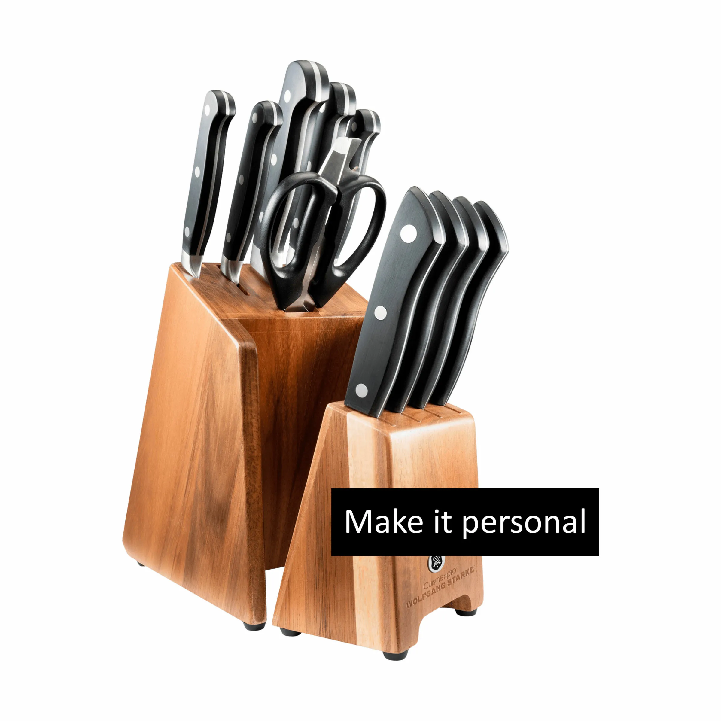 THE CUSTOM CHEF™ WOLFGANG STARKE™ Kutchin Knivblok - 11 dele