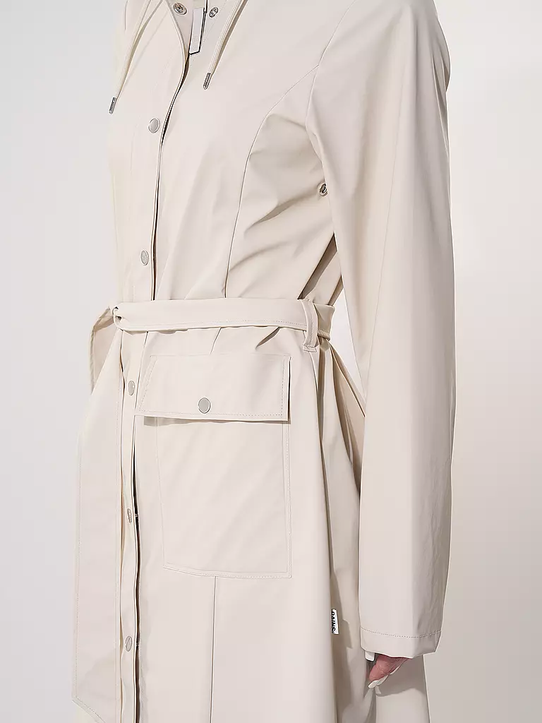 RAINS Regenjacke CURVE W JACKET  beige