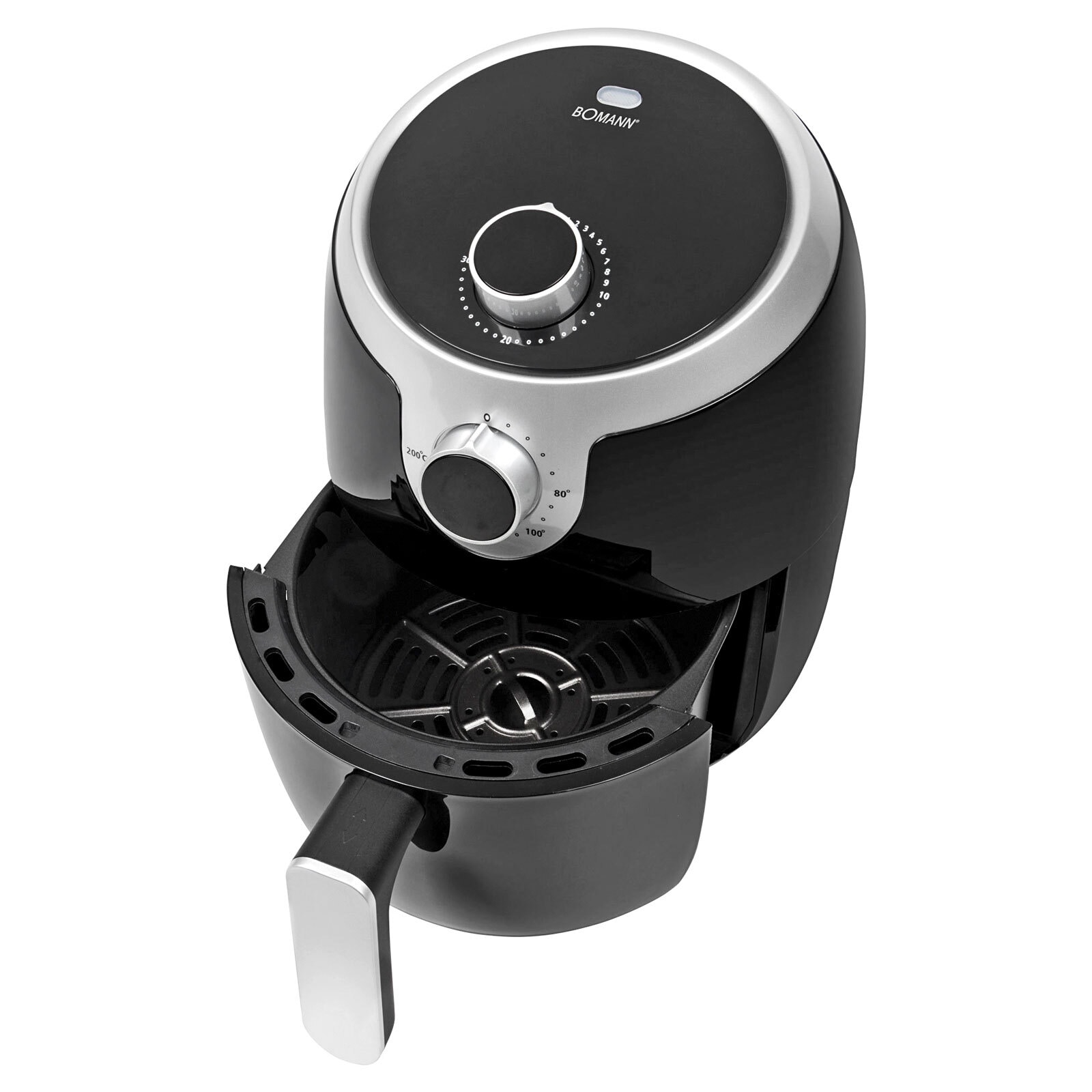 BOMANN Heißluft-Fritteuse FR 6050 H CB 1,8 L schwarz