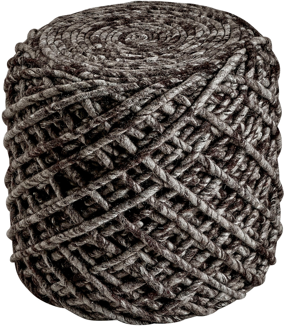 Obsession Sitzhocker »Hocker My Royal Pouf« 1 Stk. tlg. rund, Ø 40 cm, Höhe 40 cm, handgearbeitet, Wohnzimmer & Schlafzimmer