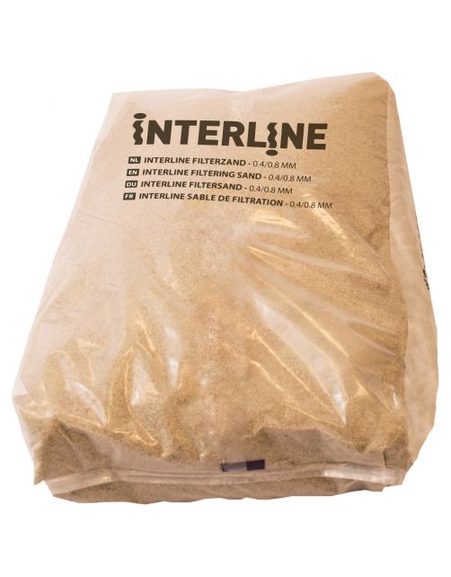 Interline Vulling Zandfilter 0.4\/0.8mm - Zwembad-Toebehoren - 25 kg