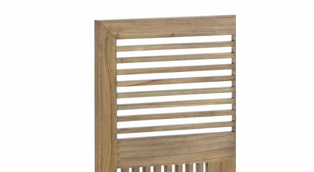 Tête de lit bois marron 100x4x135cm