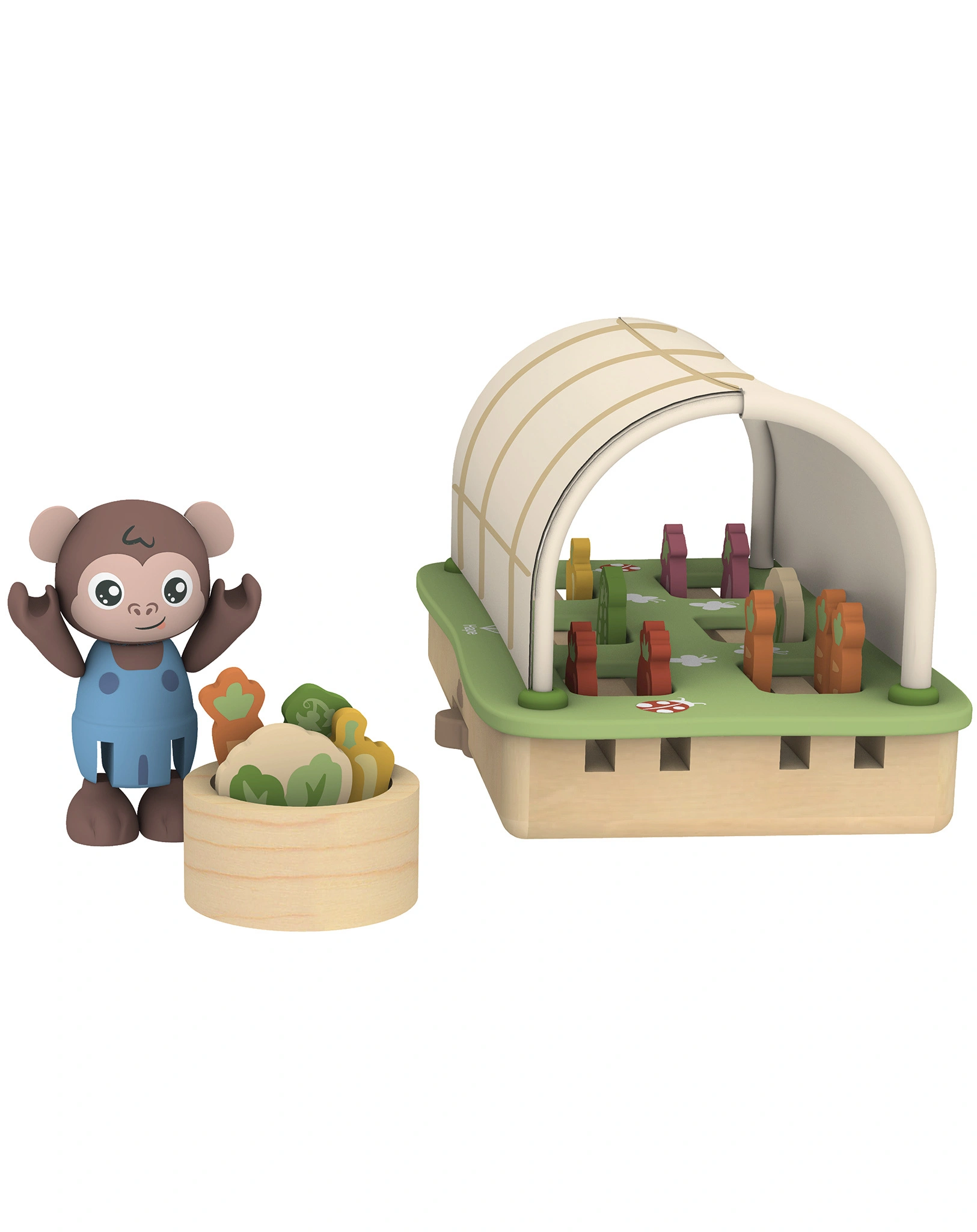 Spielfigur-Set BIO-GEWÄCHSHAUS 28-teilig