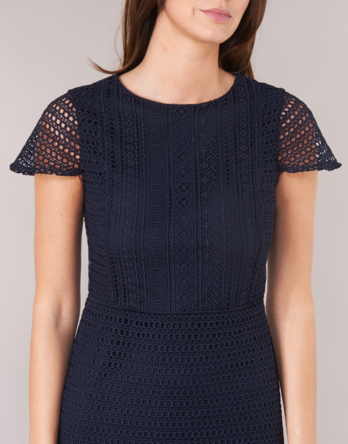 Lauren Ralph Lauren - NAVY SHORT SLEEVE DAY DRESS Marino