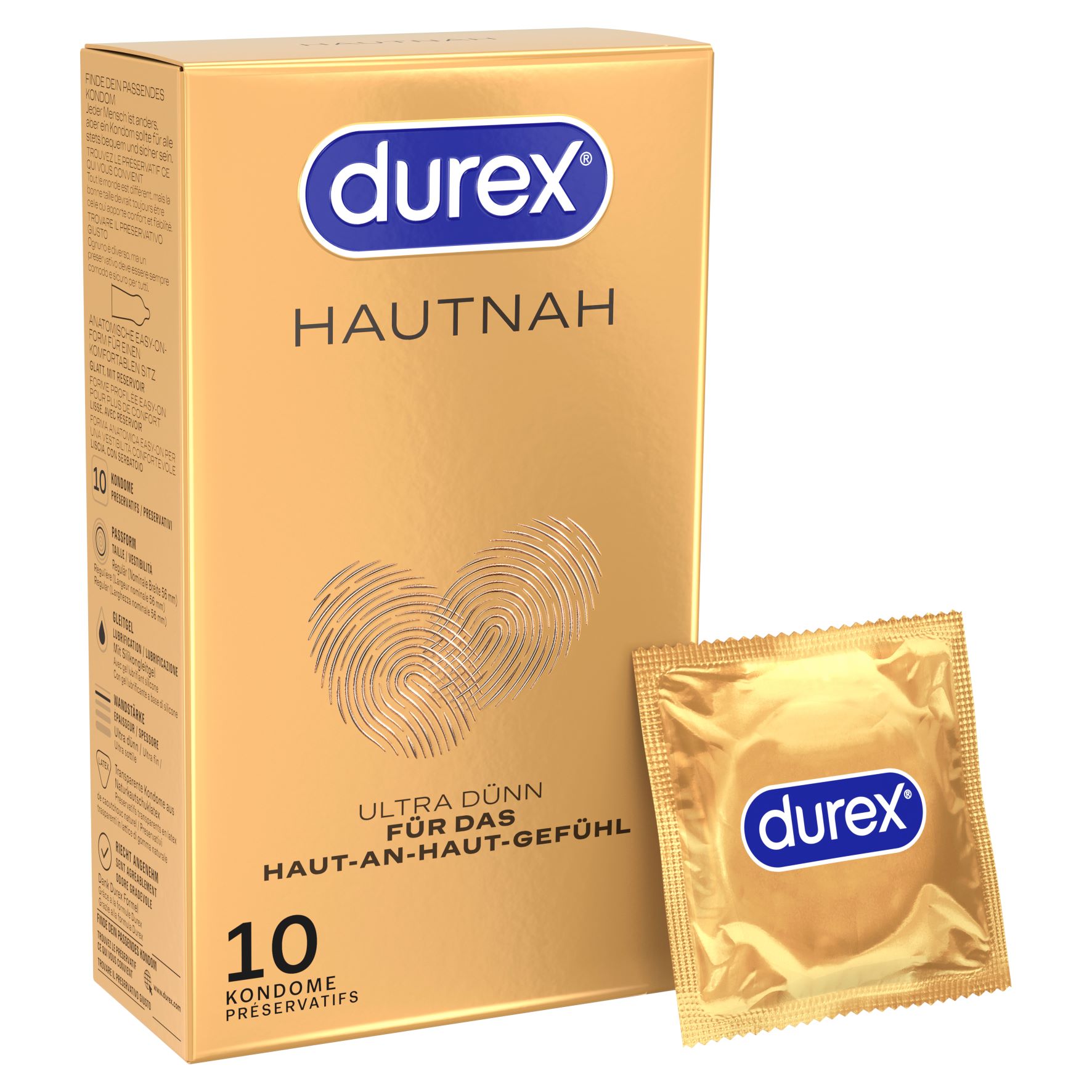 DUREX Hautnah Classic Präservativ<br>10 Stück