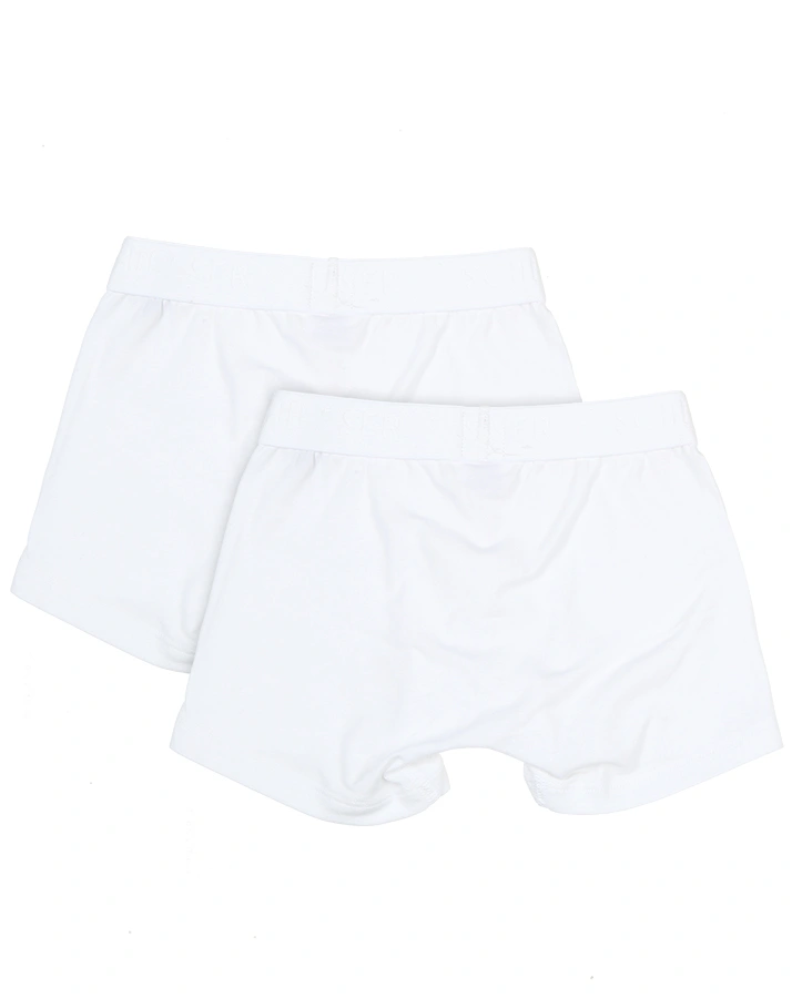 Boxer-Shorts UNICO BASIC BOY 2er-Pack in weiß