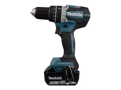 Makita DHP484 - Hammerbor/skruemaskine - ledningfri - 2-hastigheders - nøgleløs borepatron 13 mm - 54 N·m - 2 batterier - 18 V