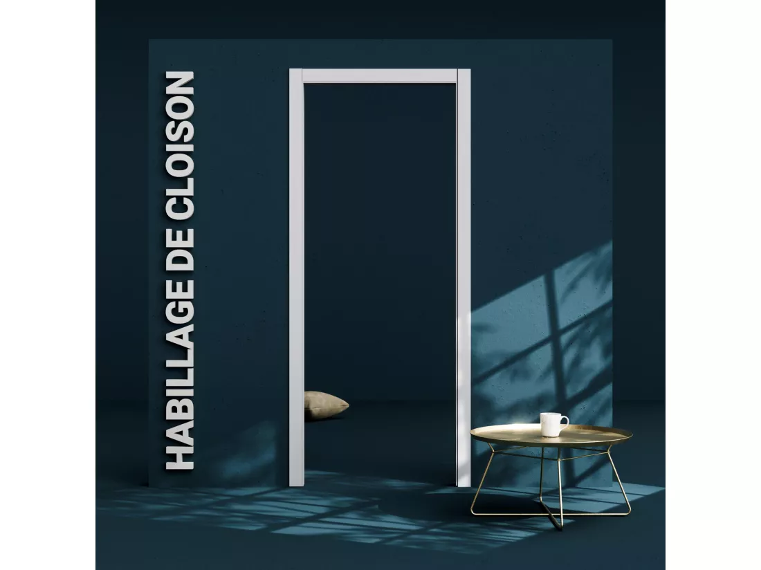 Habillage de Cloison 1 m - Blanc