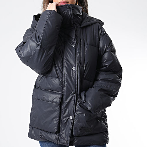 Doudoune Femme Capuche Enduit W33503MOW Noir