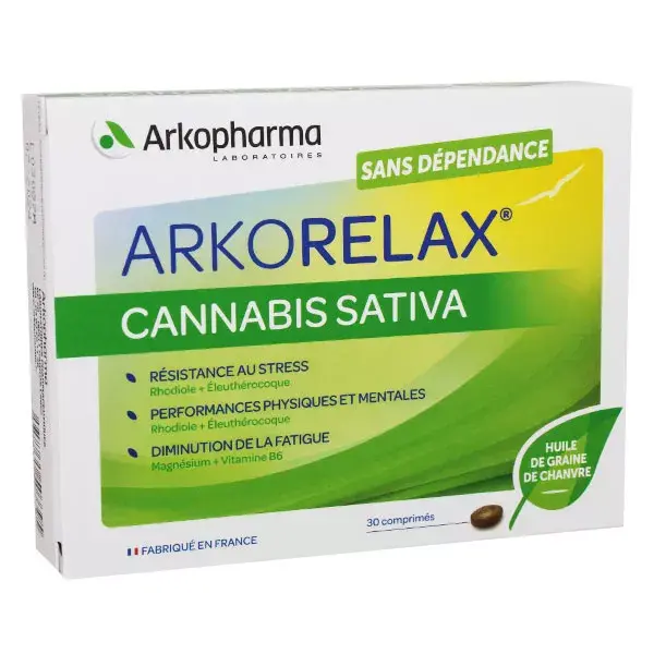 Arkopharma Arkorelax Cannabis Sativa 30 comprimidos