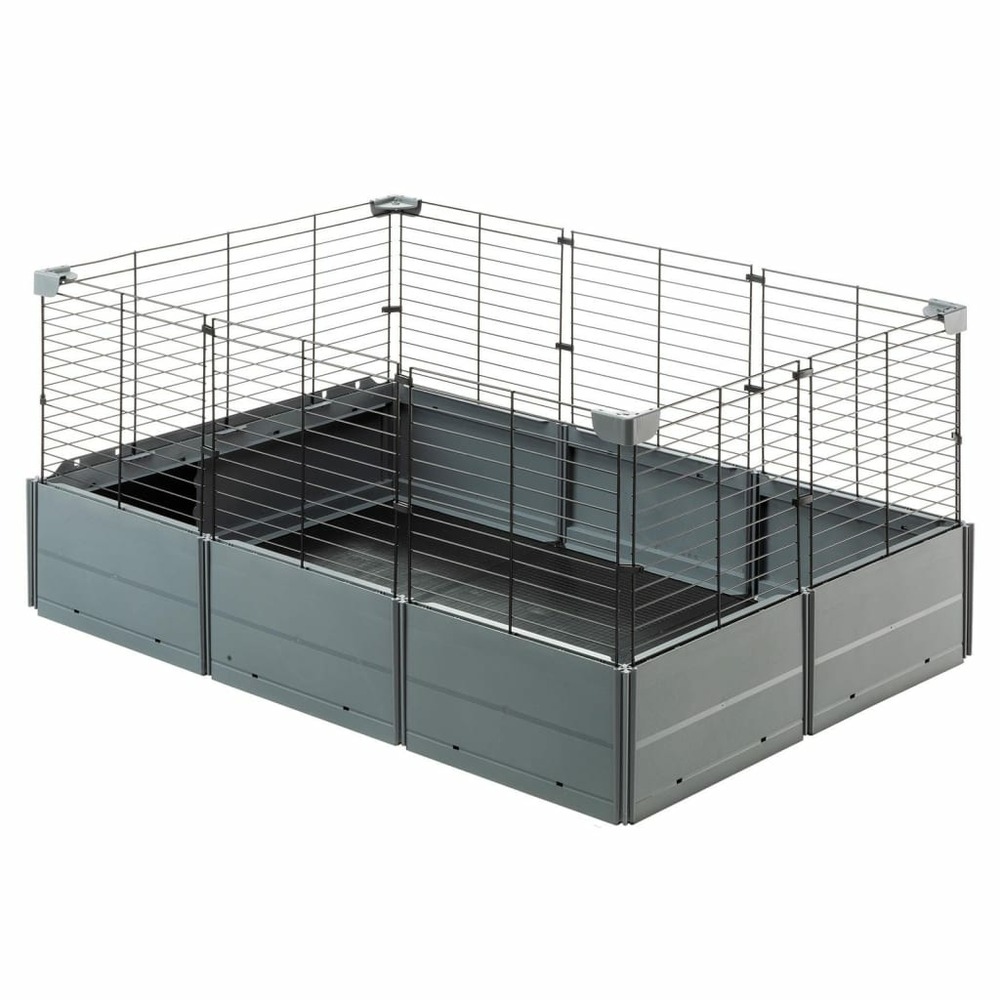 Cage pour cochons d'inde multipla open 107,5x72x50 cm noir
