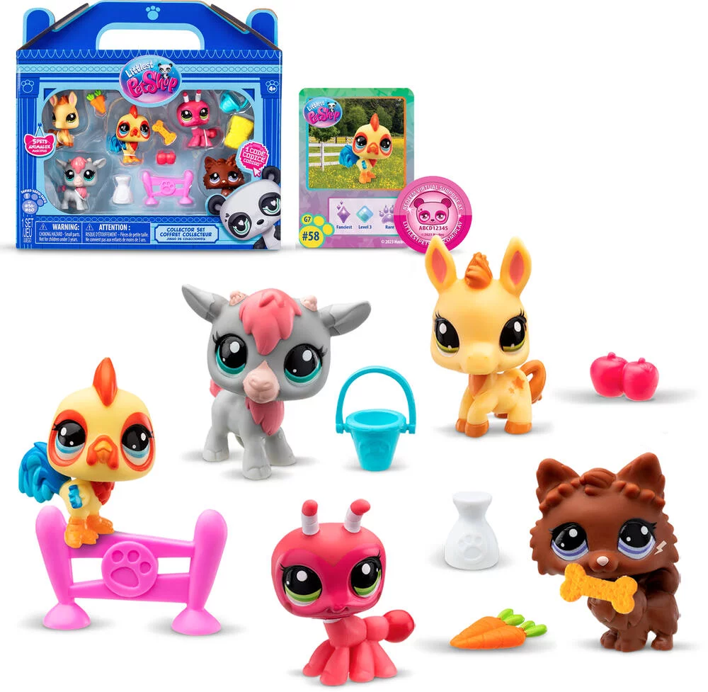 LITTLE PETS SHOP - PACK DE 5 PETS - FERME