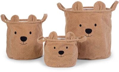 Childhome Oppbevaringskurv Teddy 40x40, Beige