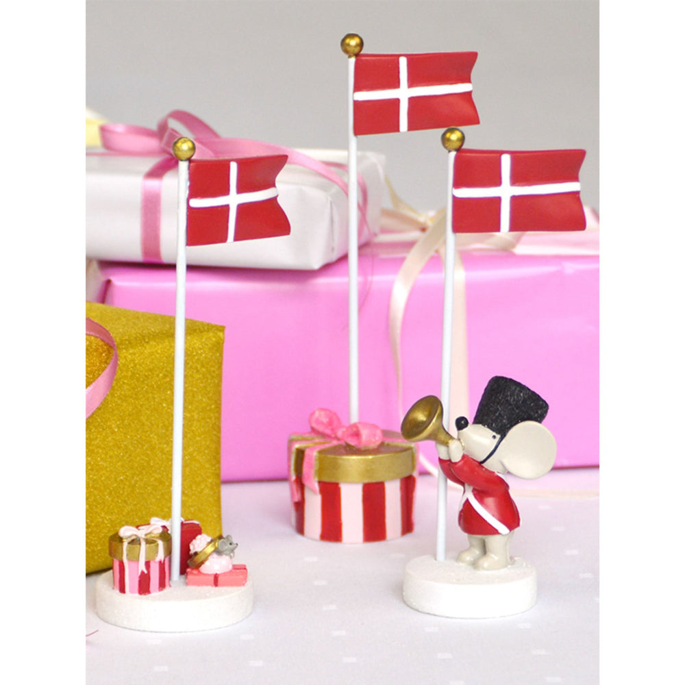 Køb Kids by Friis Bordflag pakker i pink og rød