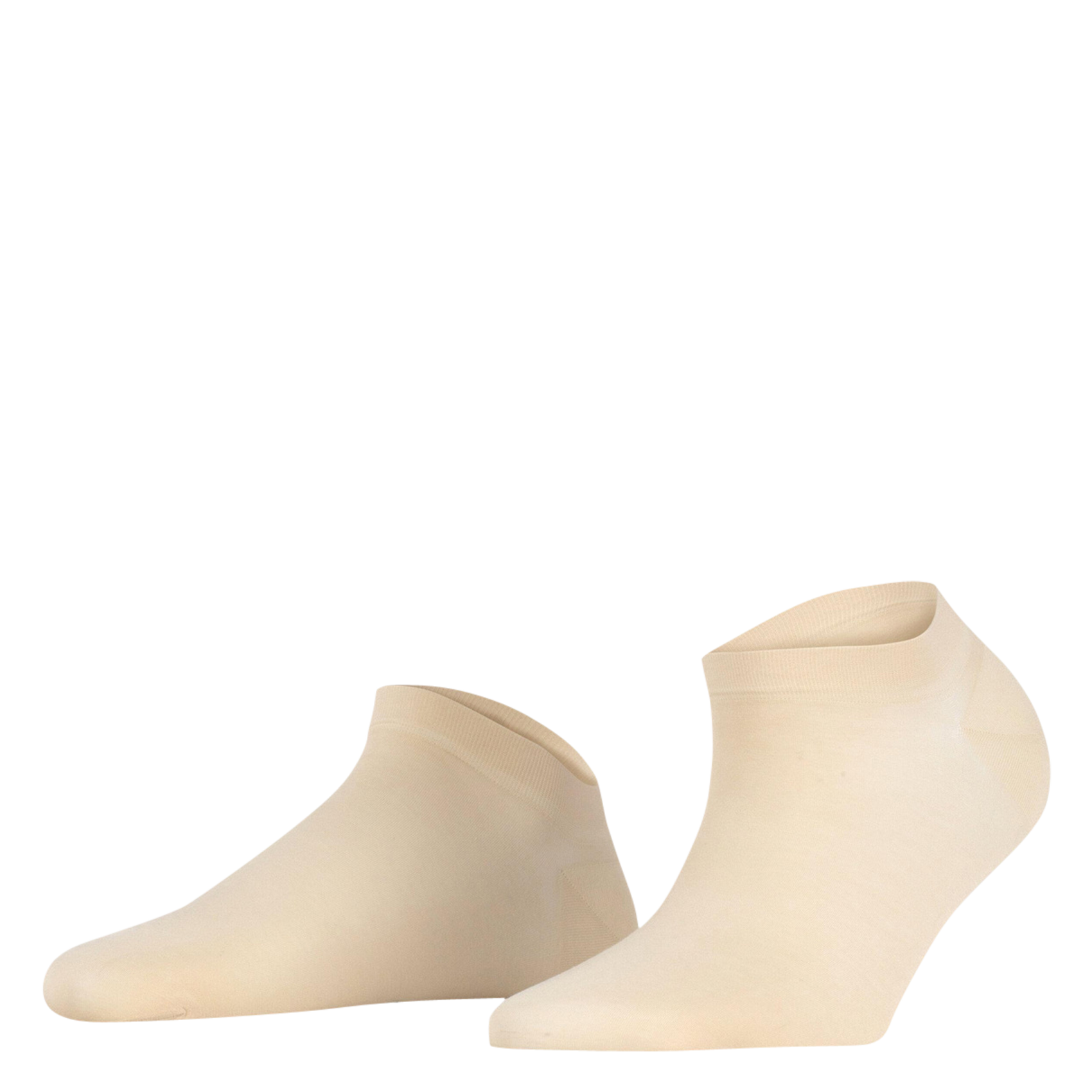 FINE FTNESS SN - Socquettes avec élastique et talon contrastés | Beige