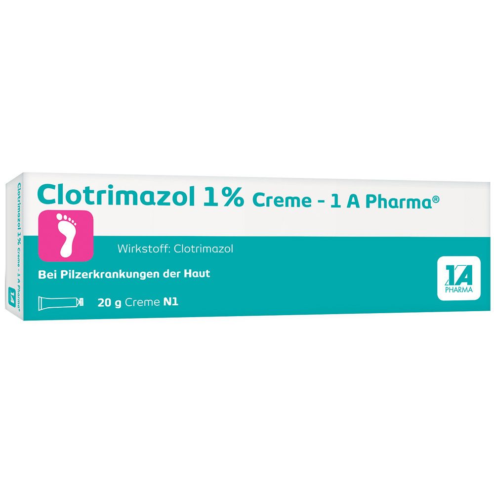 Clotrimazol 1% Creme - 1A Pharma®
