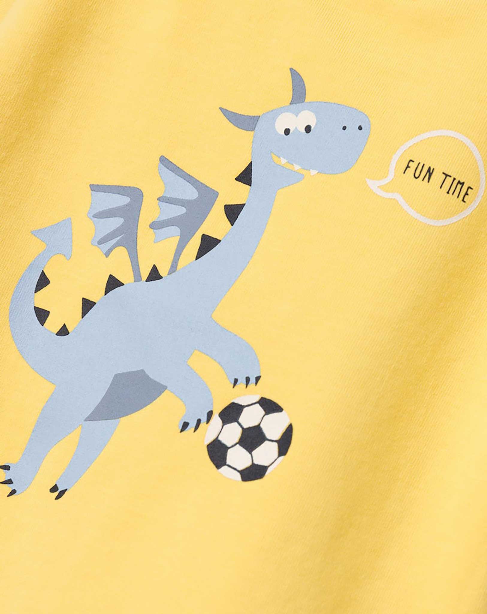 T-Shirt NBMDOBIN SOCCER DRAGON in yarrow