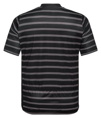 Maillot Manches Courtes Odlo Essentials Print Noir/Gris