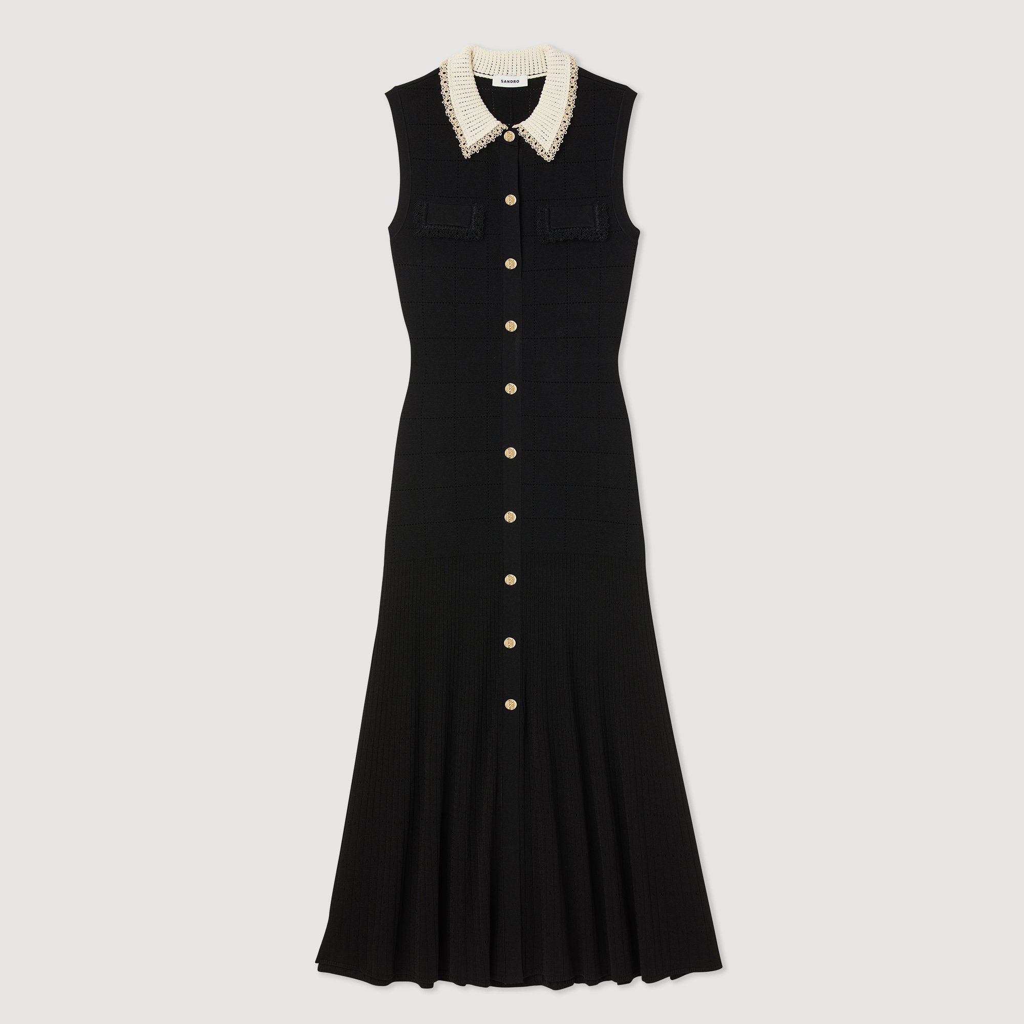 Robe longue sans manches