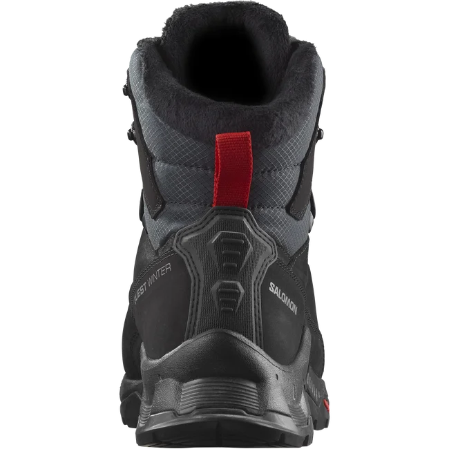 QUEST WINTER THINSULATE™ CLIMASALOMON™ WATERPROOF  Winterschuhe Unisex Black/GojiBerry/Monument