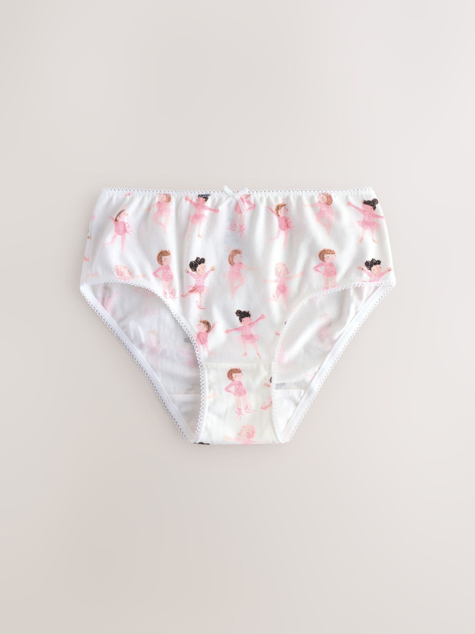 Roze ballerina - Verpakking van 7 onderbroeken (1,5-12 jr)