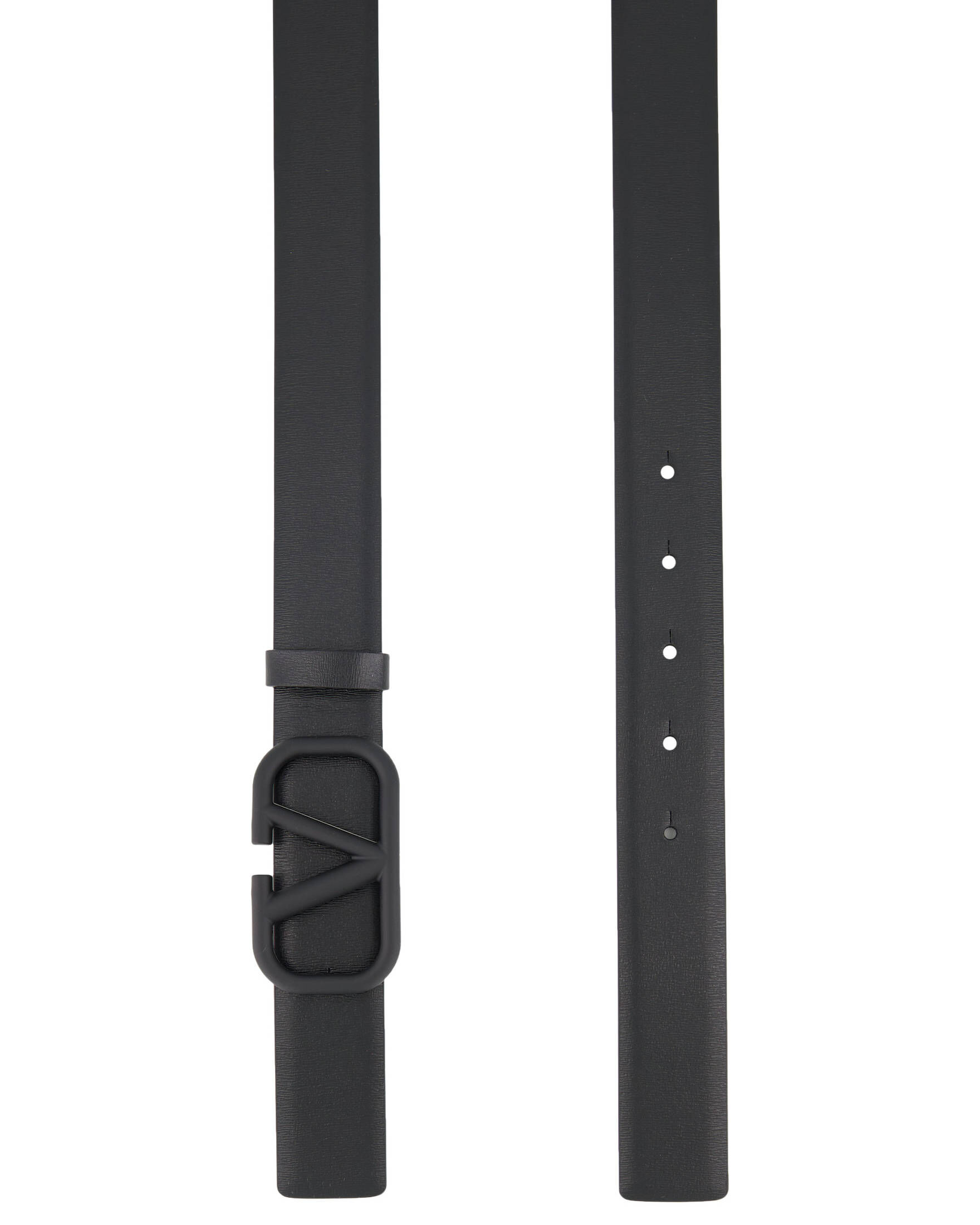 Valentino Garavani| Herren Ledergürtel BUCKLE BELT H. 30 | VLOGO SIGNATURE