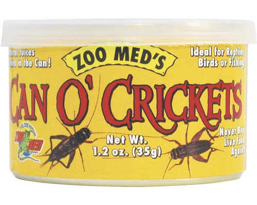 Geconserveerde krekels ZOO MED Blikje krekels (60 krekels/blikje) 34 g