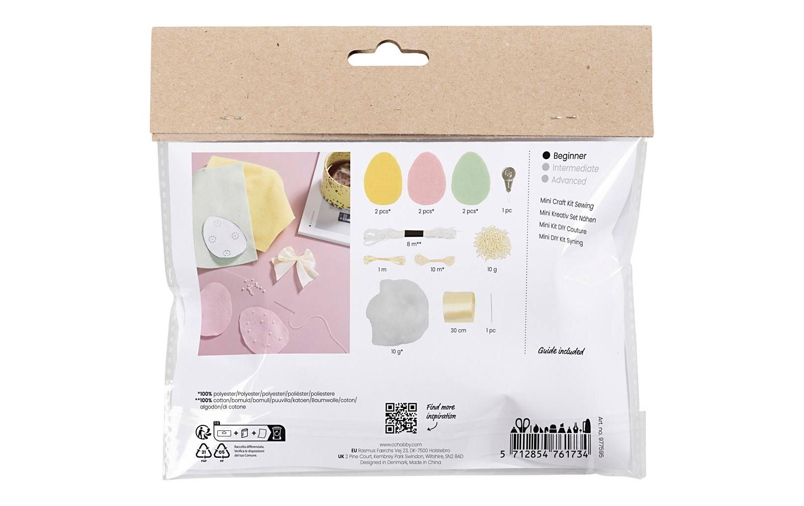 Bastelset Ostern Nähen 1 Stück, MehrfarbigMini Kreativ-Set