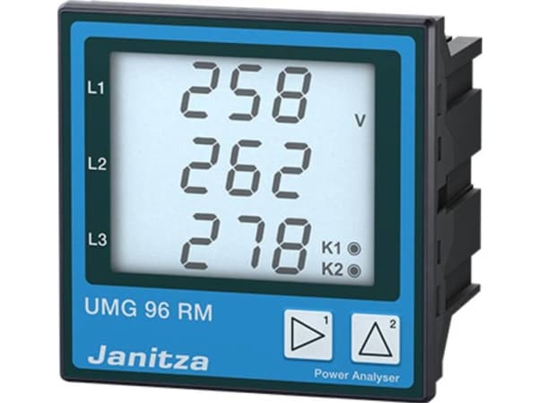 Janitza electronics GmbH Netzanalysator 90-277VAC 90-250VDC UMG 96RM (5222064)