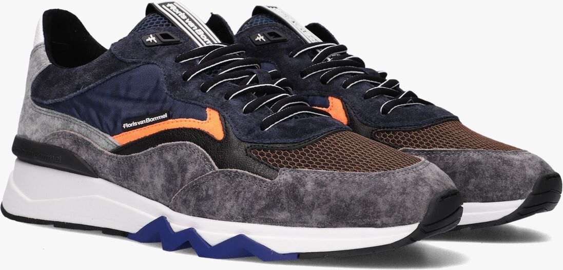 FLORIS VAN BOMMEL blauwe floris van bommel lage sneakers sfm-10178
