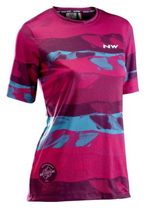 Maillot Manches Courtes Northwave Femme XTRAIL Noir/Violet