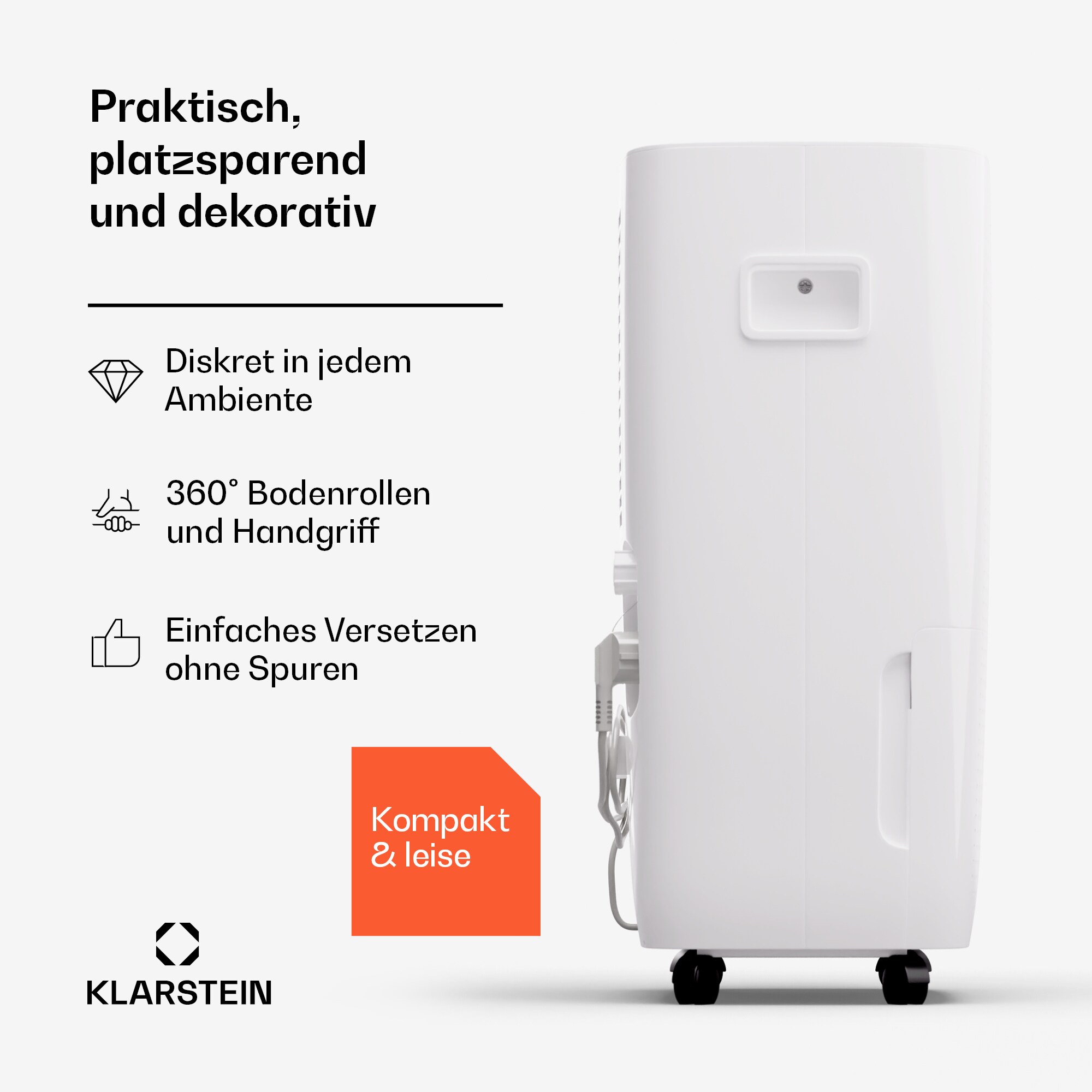DryFy Connect 60 Luftentfeuchter WiFi Kompression 60l/d 45-65m² Weiß 60_24