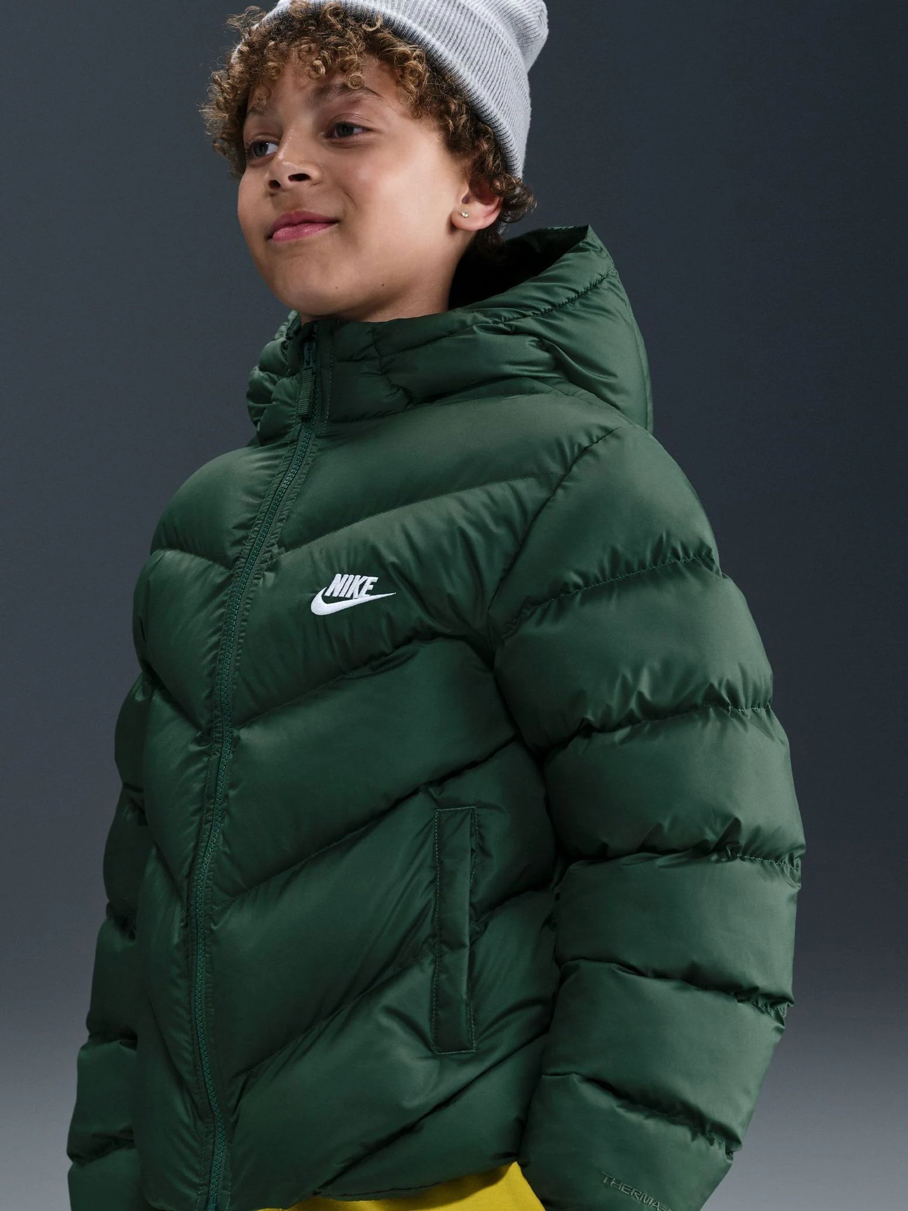 Zilverspar Groen - Nike gewatteerd jack