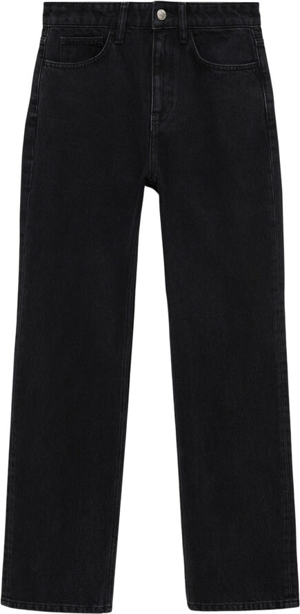 MANGO Matilda medium-rise straight-fit je Open grey