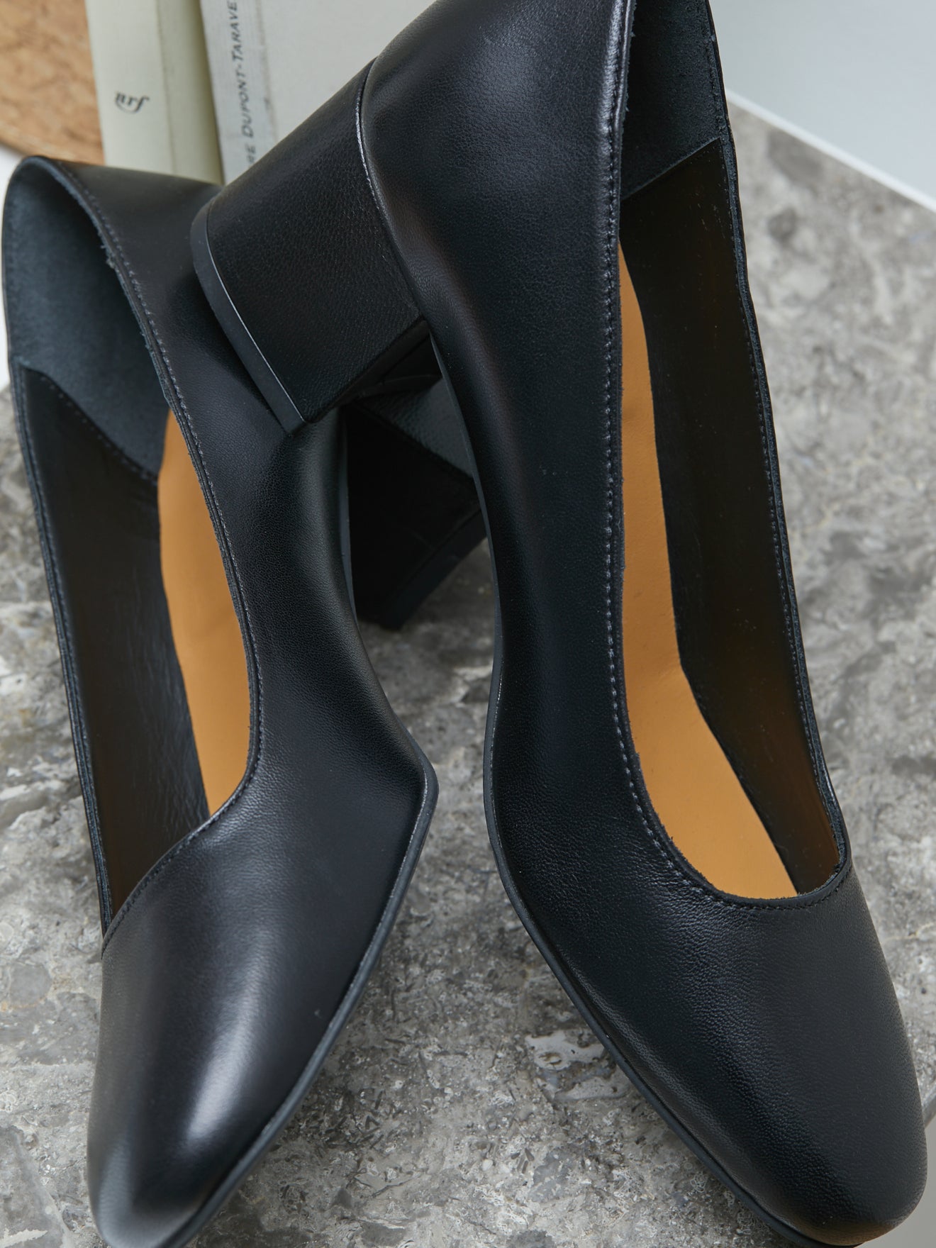 Escarpins cuir femme