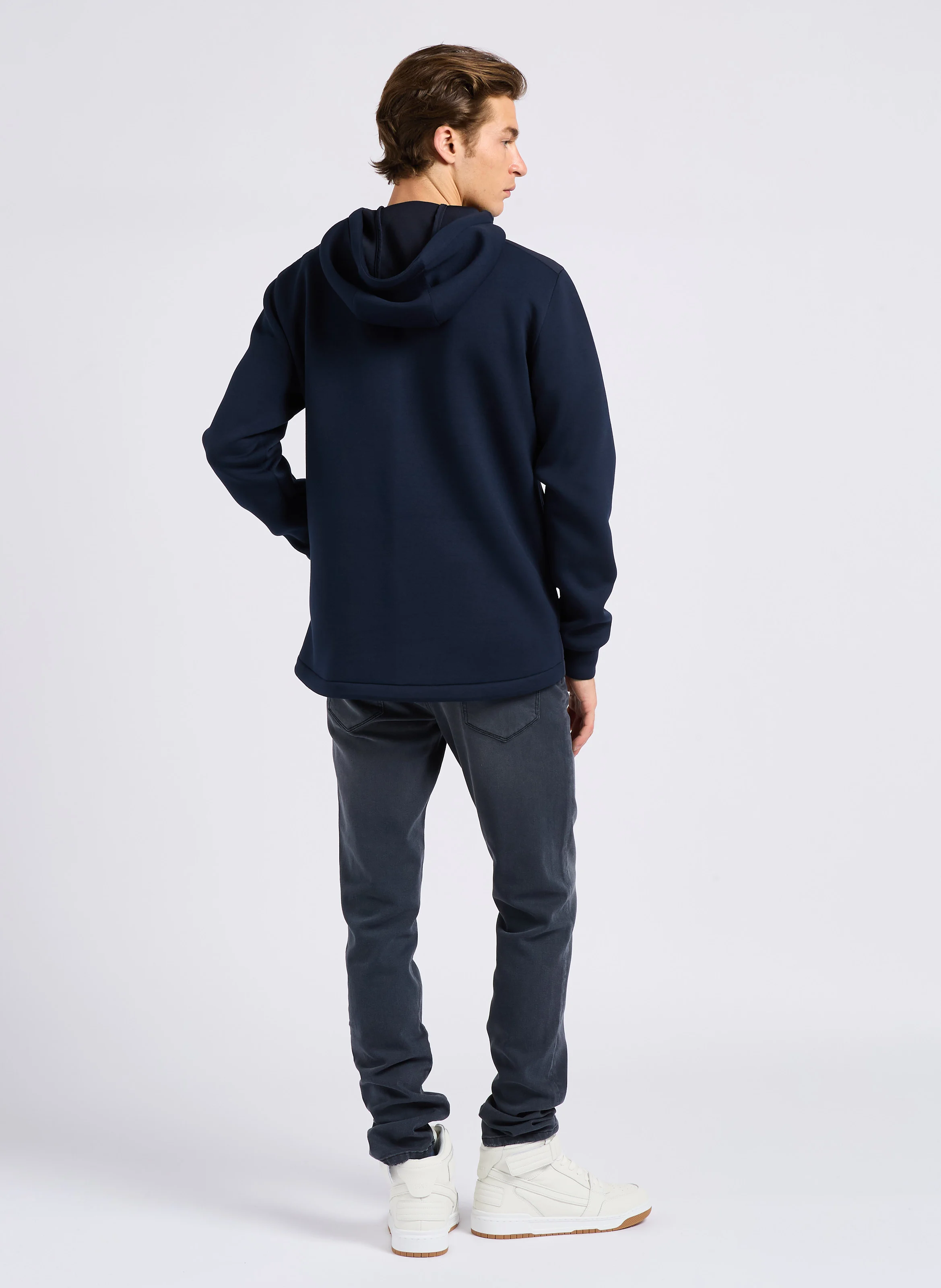 Jean slim en coton mélangé | Gris
