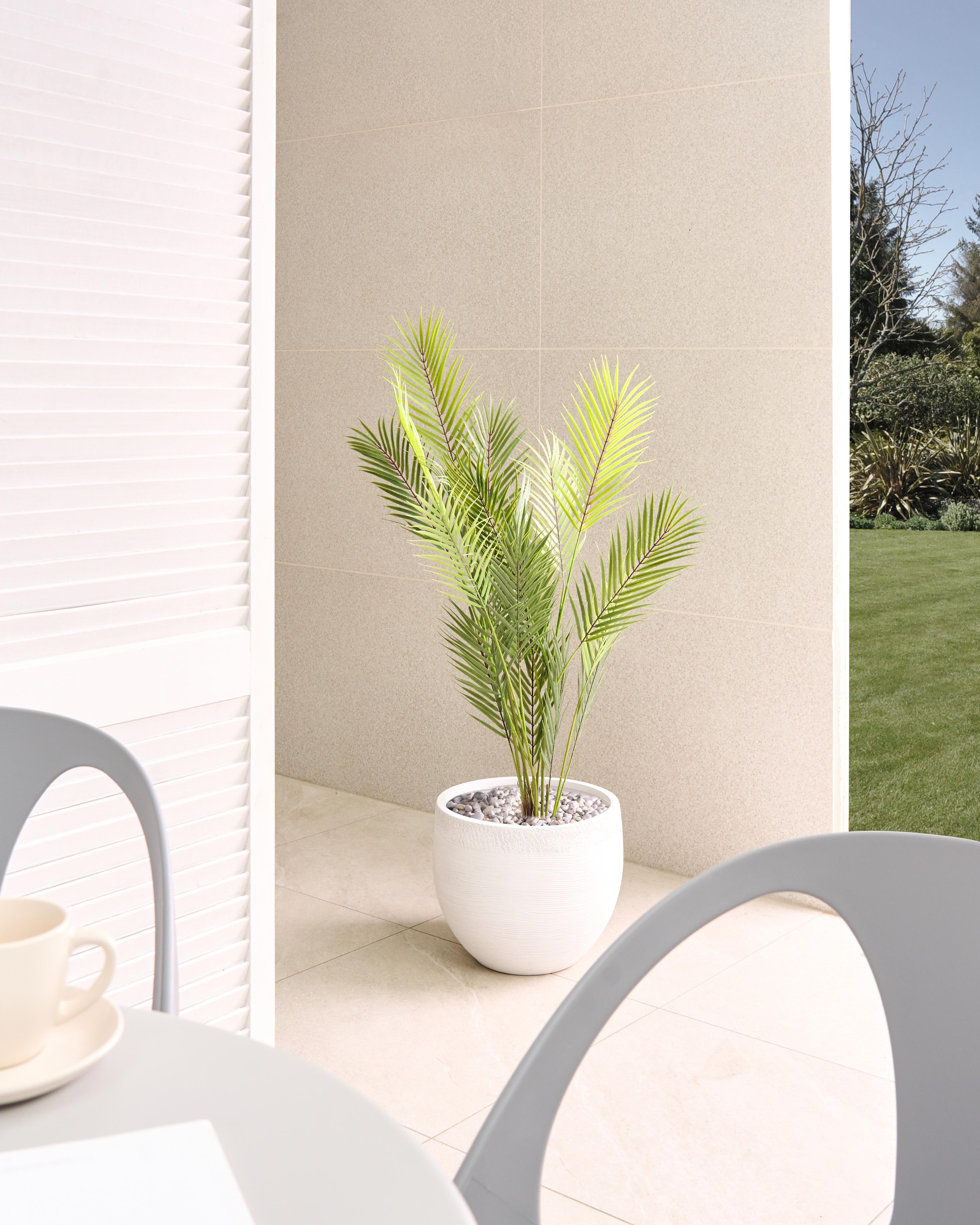 Bloempot ZAKROS 38 cm Wit